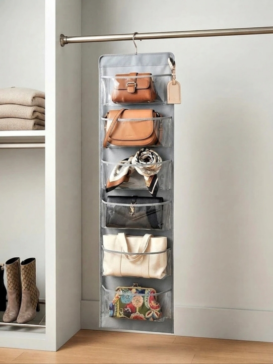 Other - Hanging Closet Organizer Gray